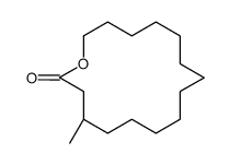 (4S)-4-methyl-oxacyclohexadecan-2-one结构式