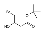 tert-butyl 4-bromo-3-hydroxybutanoate结构式