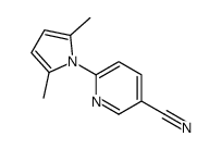6-(2,5-dimethylpyrrol-1-yl)pyridine-3-carbonitrile Structure