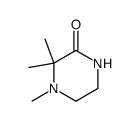 3,3,4-Trimethylpiperazin-2-one Structure