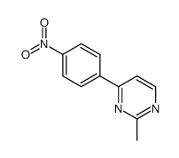 2-methyl-4-(4-nitrophenyl)pyrimidine Structure
