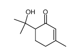 2-Cyclohexen-1-one,6-(1-hydroxy-1-methylethyl)-3-methyl- Structure