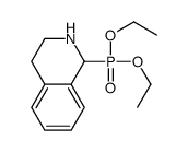 1-diethoxyphosphoryl-1,2,3,4-tetrahydroisoquinoline结构式