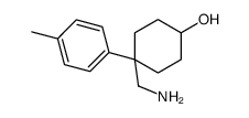 4-(氨基甲基)-4-(4-甲基苯基)环己醇结构式