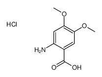 2-amino-4,5-dimethoxybenzoic acid,hydrochloride Structure