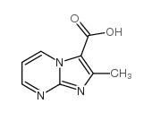 2-甲基咪唑并[1,2-a]嘧啶-3-羧酸结构式