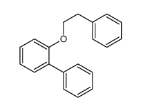 1-phenyl-2-(2-phenylethoxy)benzene Structure