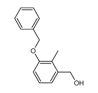 (3-(benzyloxy)-2-methylphenyl)methanol结构式