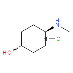 trans-4-(Methylamino)cyclohexanol hydrochloride Structure