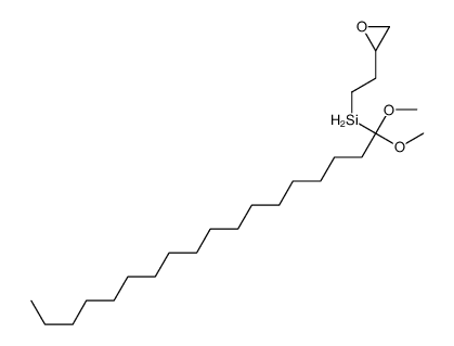 1,1-dimethoxyoctadecyl-[2-(oxiran-2-yl)ethyl]silane结构式