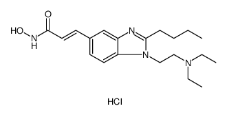 2-Propenamide, 3-[2-butyl-1-[2-(diethylamino)ethyl]-1H-benzimidazol-5-yl]-N-hydroxy-, dihydrochloride , (2E) picture