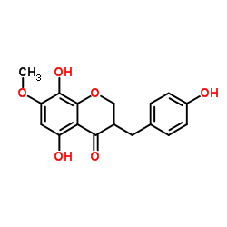 8-O-Demethyl-7-O-methyl-3,9-dihydropunctatin Structure