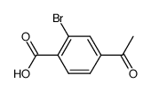 4-acetyl-2-bromobenzoic acid结构式
