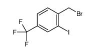 2-碘-4-(三氟甲基)苄基溴结构式