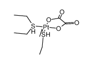 oxalato-bis(diethyl sulfide)-platinum(II)结构式