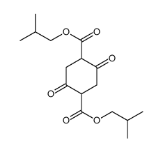 bis(2-methylpropyl) 2,5-dioxocyclohexane-1,4-dicarboxylate结构式