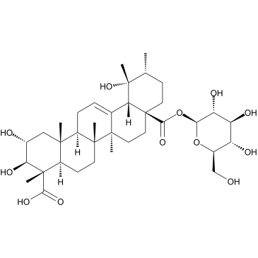 山香醇酸糖苷F1结构式