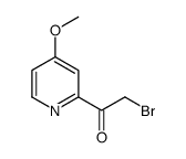 2-溴-1-(4-甲氧基吡啶-2-基)乙酮结构式