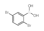 2,5-二溴苯硼酸结构式