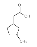 2-(1-Methylpyrrolidin-3-yl)acetic acid Structure