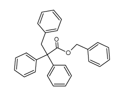 2,2,3-triphenyl propionic acid benzyl ester Structure
