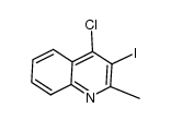 4-chloro-3-iodo-2-methylquinoline结构式
