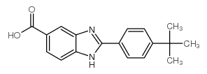 2-(4-tert-Butyl-phenyl)-1H-benzimidazole-5-carboxylic acid结构式