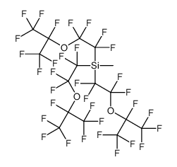 Tris(perfluoro(2-isopropoxyethyl))-methylsilane结构式