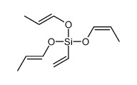 ethenyl-tris(prop-1-enoxy)silane结构式
