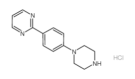 2-(4-(PIPERAZIN-1-YL)PHENYL)PYRIMIDINE HYDROCHLORIDE Structure