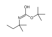 tert-butyl N-(2-methylbutan-2-yl)carbamate结构式
