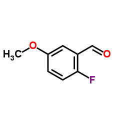 2-氟-5-甲氧基苯甲醛结构式