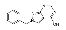 2-benzyl-1H-pyrazolo[3,4-d]pyrimidin-4-one结构式