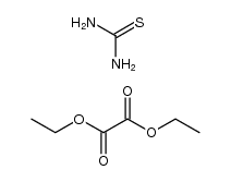 thiourea diethyl oxalate complex 2:1 Structure
