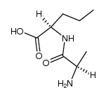 DL-α-alanyl-DL-norvaline结构式