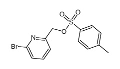 2-bromo-6-(((4-methylphenyl)sulfonyl)oxy)methylpyridine结构式