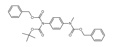 N4-Boc-N1-methyl-N1,N4,-Z2-1,4-phenylenediamine结构式