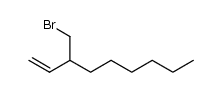 3-(bromomethyl)non-1-ene结构式