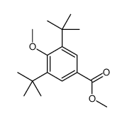 methyl 3,5-ditert-butyl-4-methoxybenzoate Structure