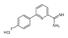 6-(4-氟苯基)吡啶甲酰胺盐酸盐结构式