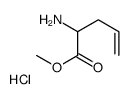 2-氨基戊-4-烯酸甲酯盐酸盐结构式