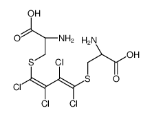 1,4-(bis-cystein-S-yl)-1,2,3,4-tetrachloro-1,3-butadiene结构式