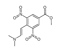 methyl 4-(2-(dimethylamino)vinyl)-3,5-dinitrobenzoate Structure