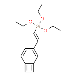 4-[2-(Triethoxysilyl)vinyl]benzocyclobutene结构式