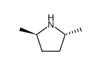 trans-(+/-)-2,5-dimethylpyrrolidine结构式