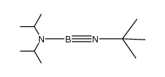 (t-butylimino)(diisopropylamino)borane Structure