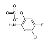 2-amino-4-chloro-5-fluorophenyl sulfate Structure