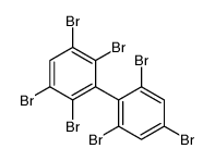 1,2,4,5-tetrabromo-3-(2,4,6-tribromophenyl)benzene Structure