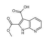 1H-吡咯并[2,3-B]吡啶-2,3-二羧酸-2-甲酯结构式