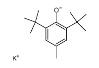2,6-di-tert-butyl-4-methylphenol potassium salt Structure